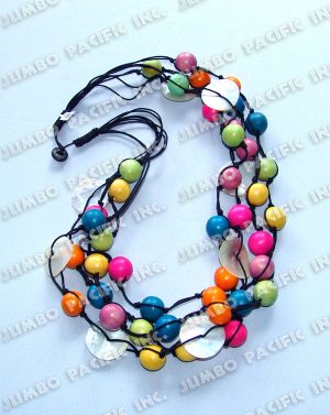 Phillipnes Jewelry Wood Necklaces
